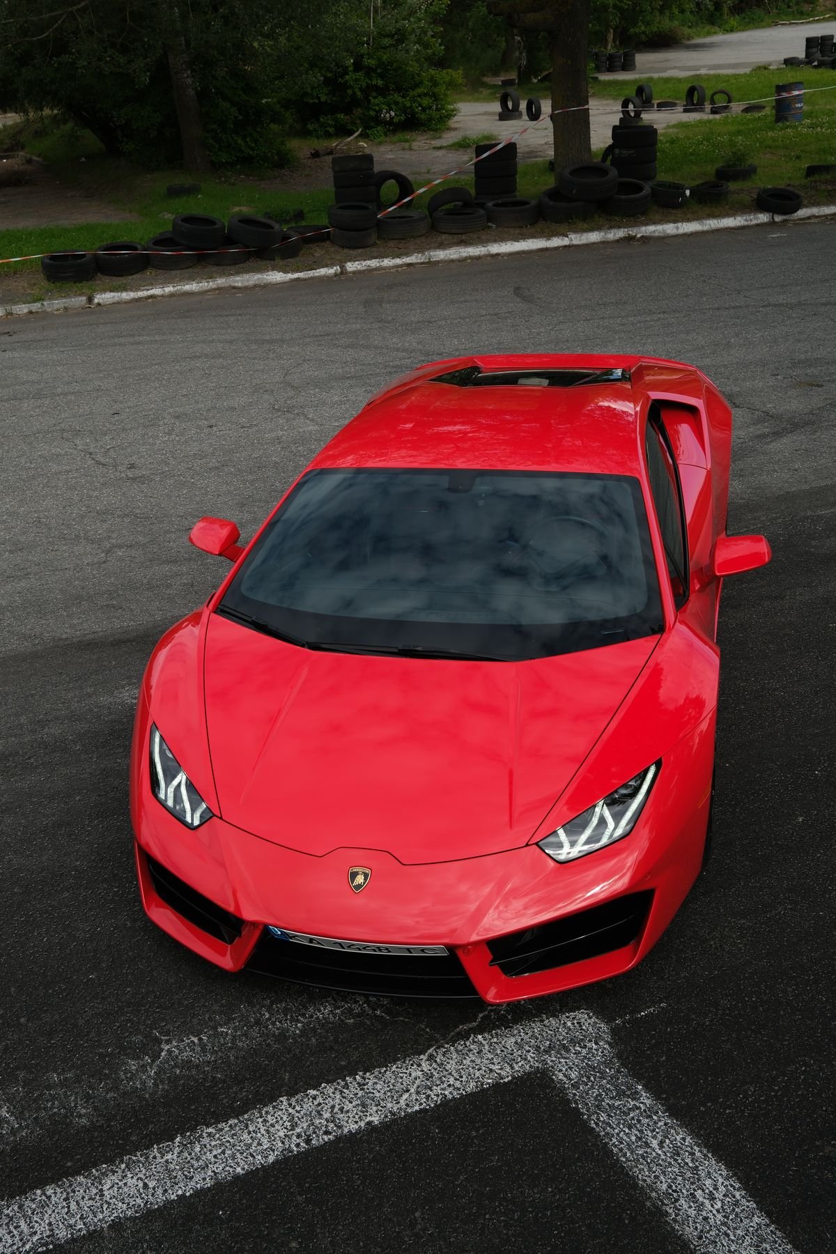 Huracán, вид зверху